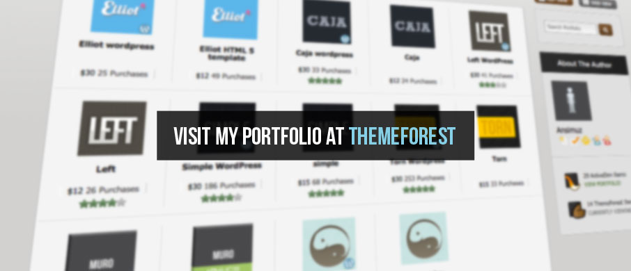 Support the freebies buying high quality premium themes from my portfolio at themeforest